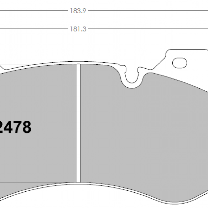 Degressive endurance compound. Race brake pads - BMW G Series M2, M3 + M4
front pad